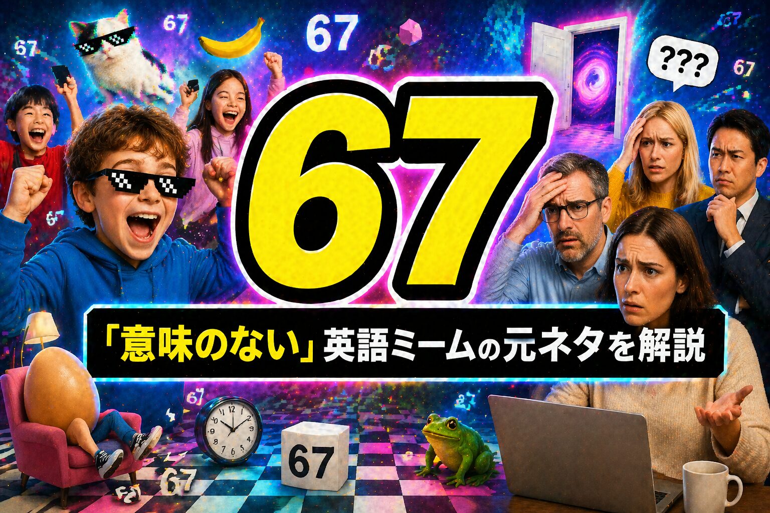 67 とは？Alpha世代に大流行「意味のない」英語ミームの元ネタを解説