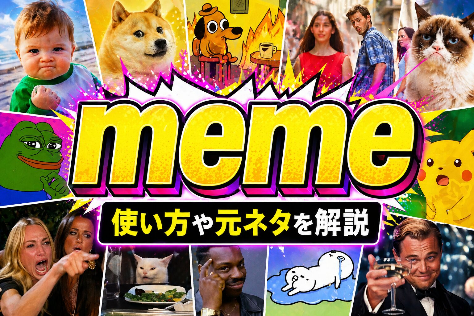 meme とは？「人から人へ広がるアイデア」使い方や元ネタを解説 | 英語ミーム辞典