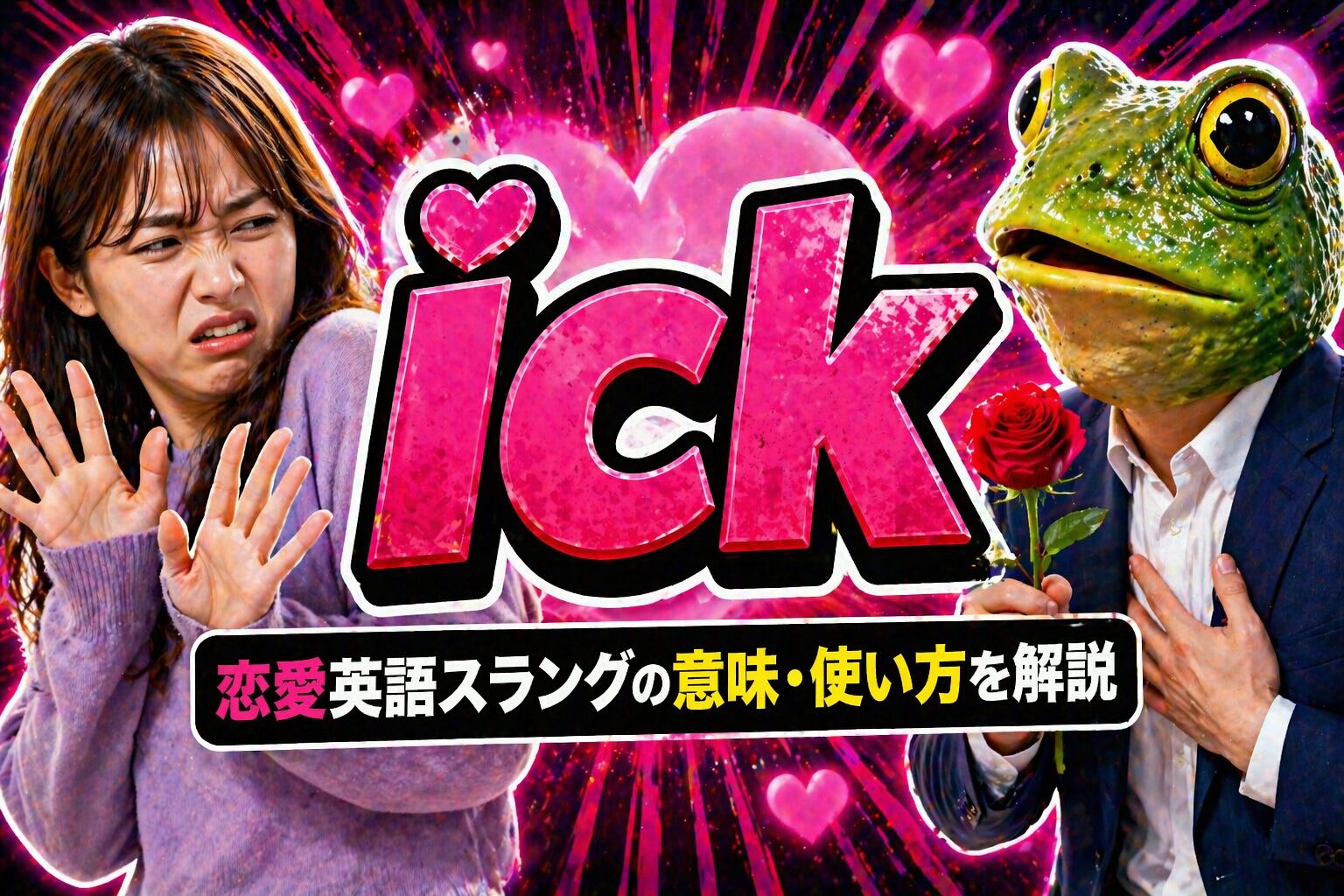 ick とは？恋愛感情が急に冷める「海外版カエル化現象」スラングを解説