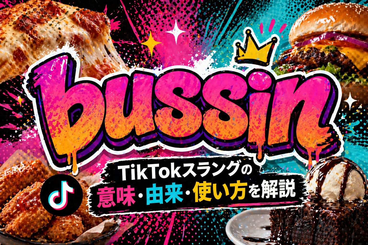bussin とは？「めちゃくちゃ美味い」TikTokスラングの意味・由来・使い方を解説
