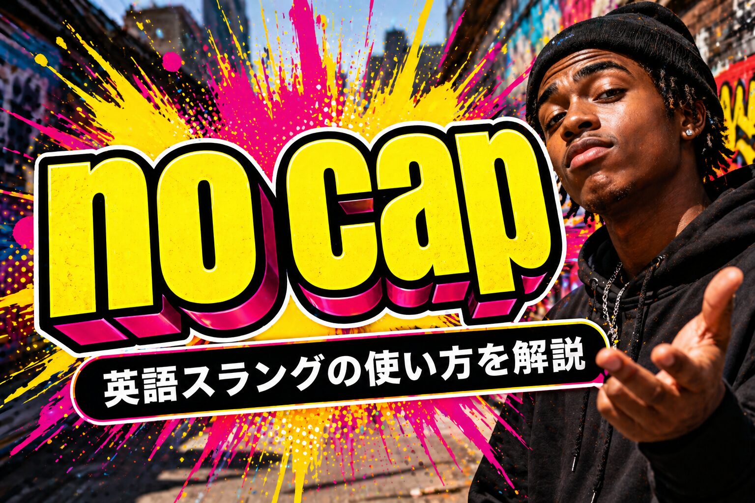 no cap とは？「ガチで」を表す英語スラングの使い方を解説