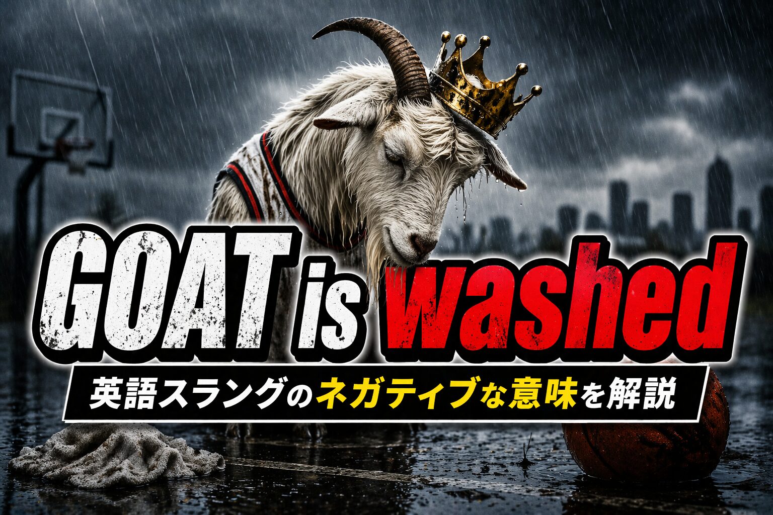 GOAT is washed とは？「落ちぶれた」を意味するネットスラングの元ネタ・使い方を解説