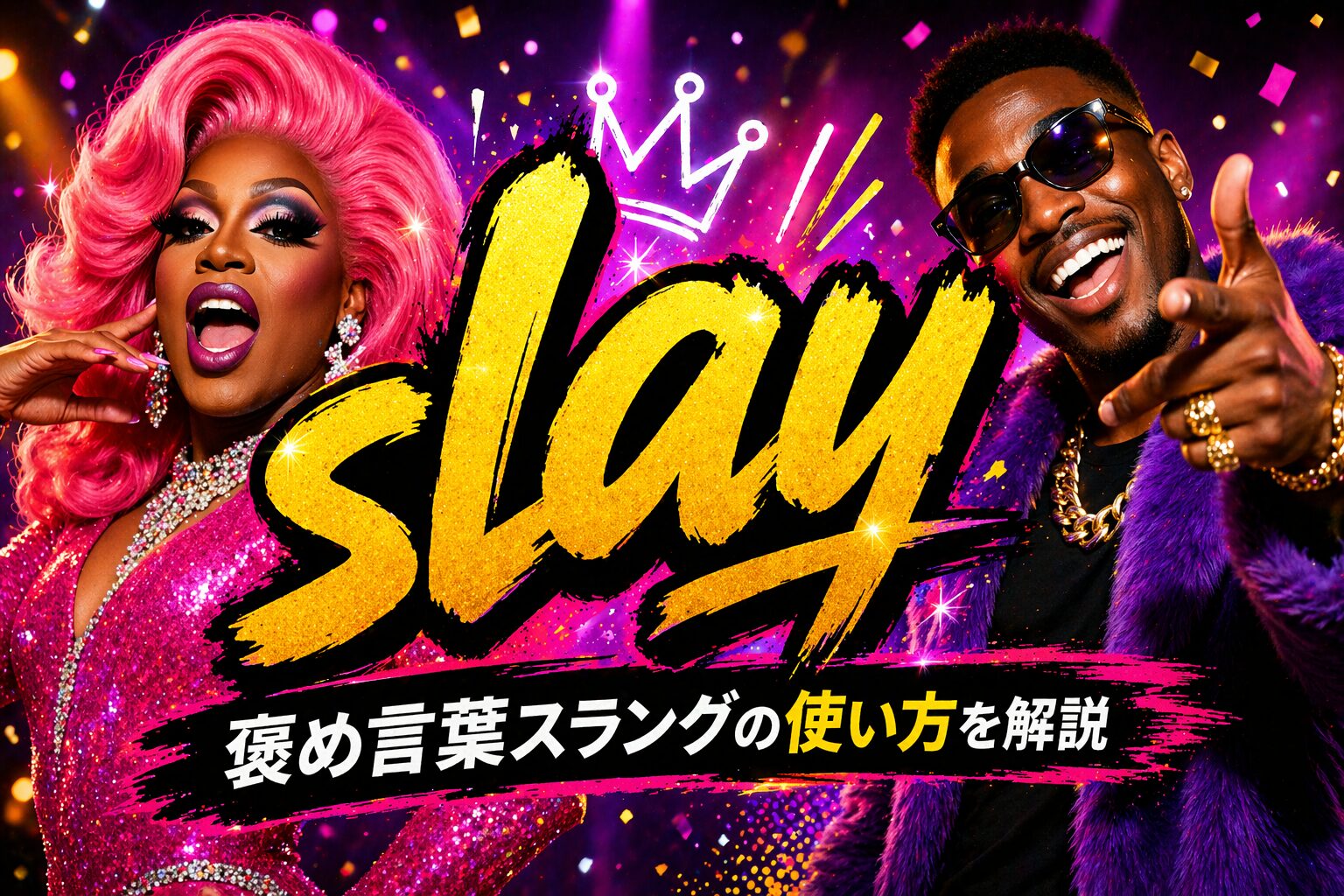 slay とは？「最高にイケてる」を表す英語スラングの意味・由来・使い方を解説