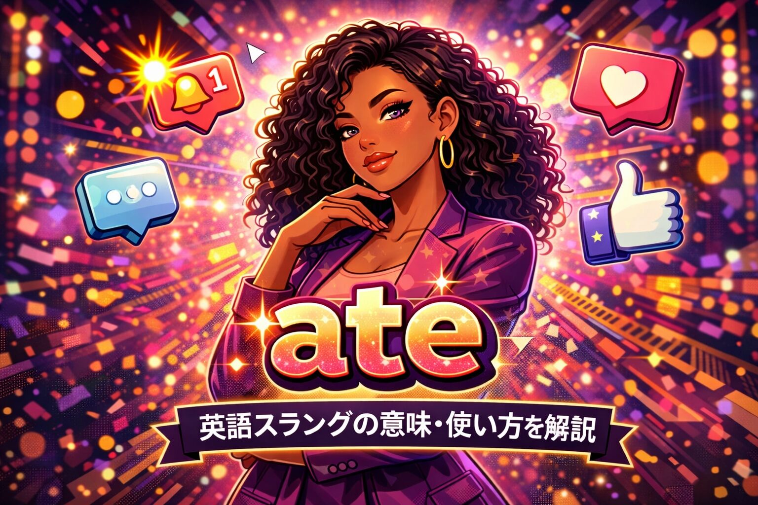 ate の意味とは？英語スラングの意味・使い方を解説