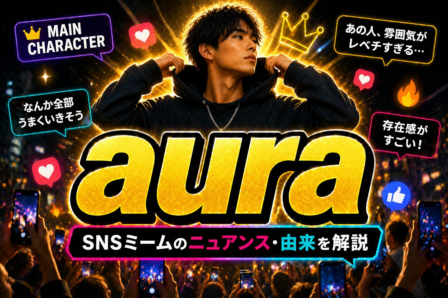 aura とは？「存在感」を表すZ世代に人気のSNSスラングの意味・使い方を解説