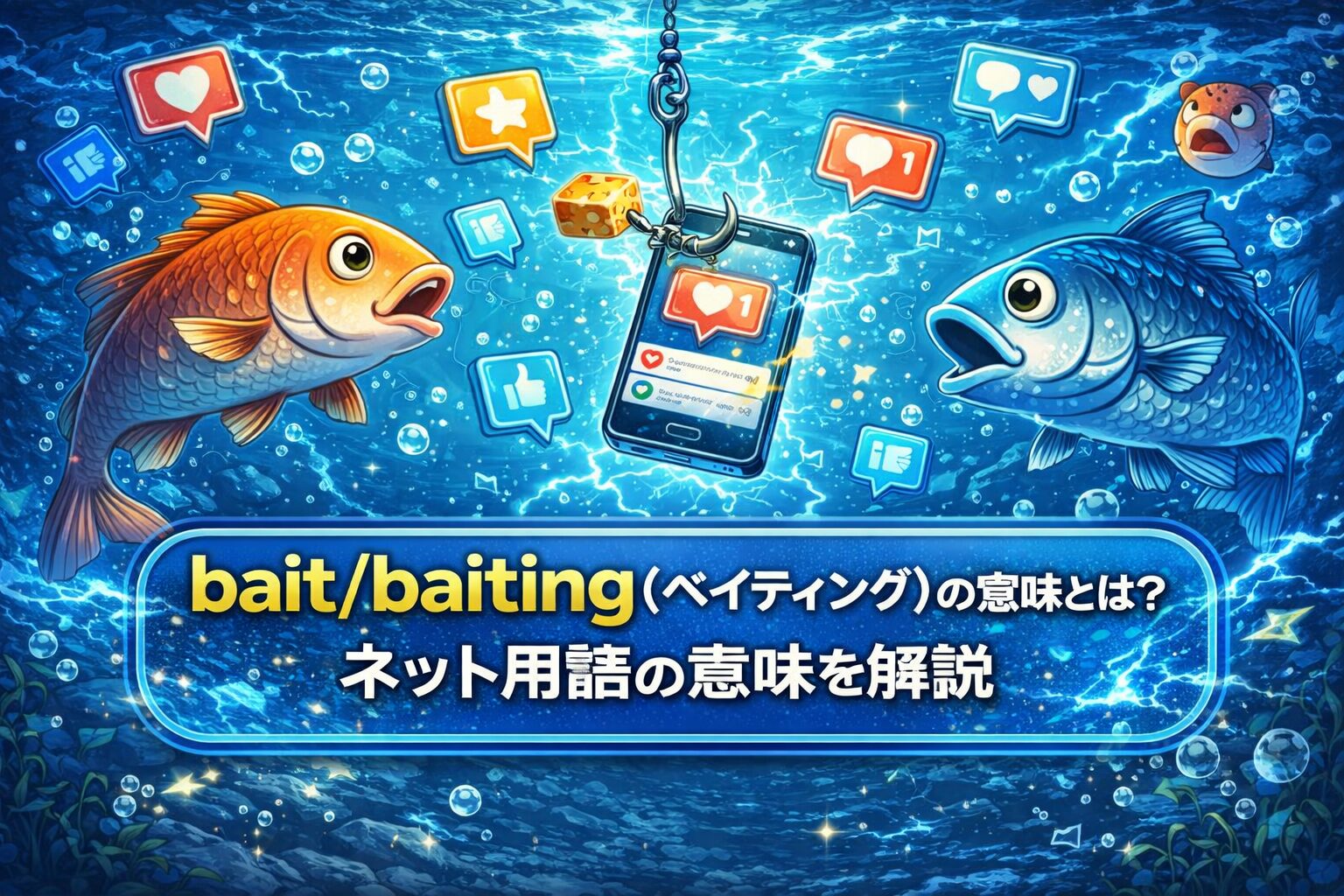 bait/baiting(ベイティング) の意味とは？ネット用語の意味を解説