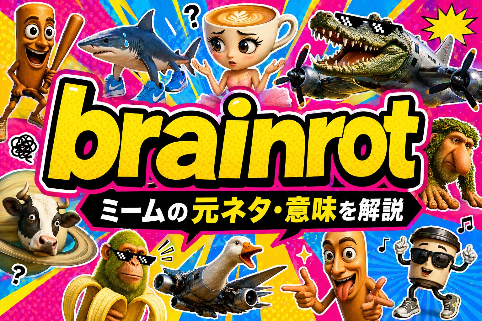 brainrot とは？「脳を溶かす」コンテンツを表すネットスラングの意味・由来・使い方を解説