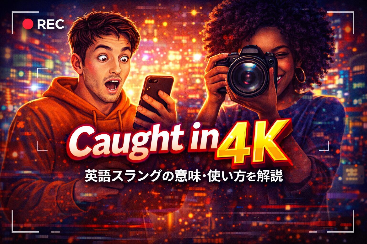 caught in 4K の意味とは？英語スラングの意味・使い方・元ネタを解説