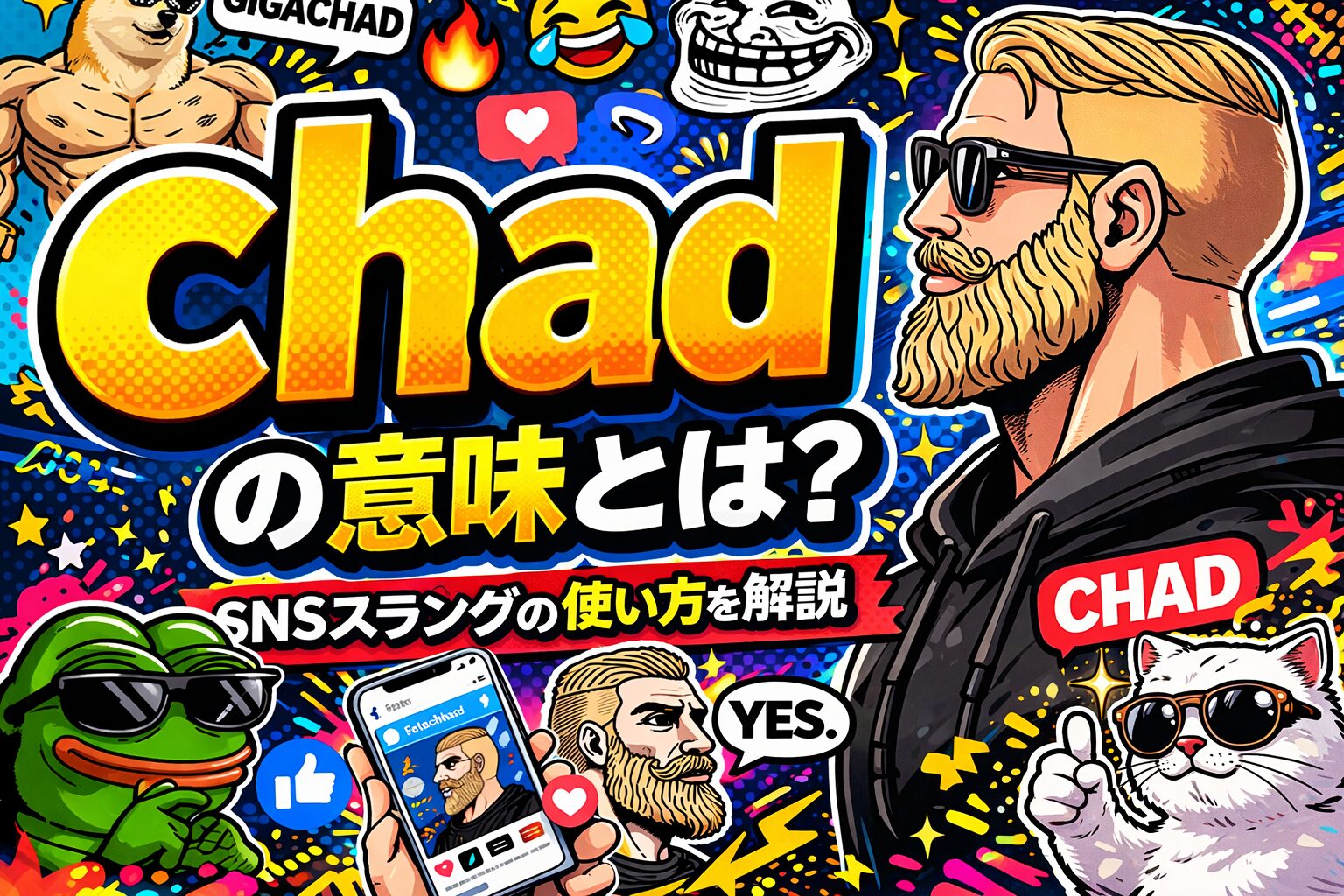 chad の意味とは？SNSスラングの使い方を解説