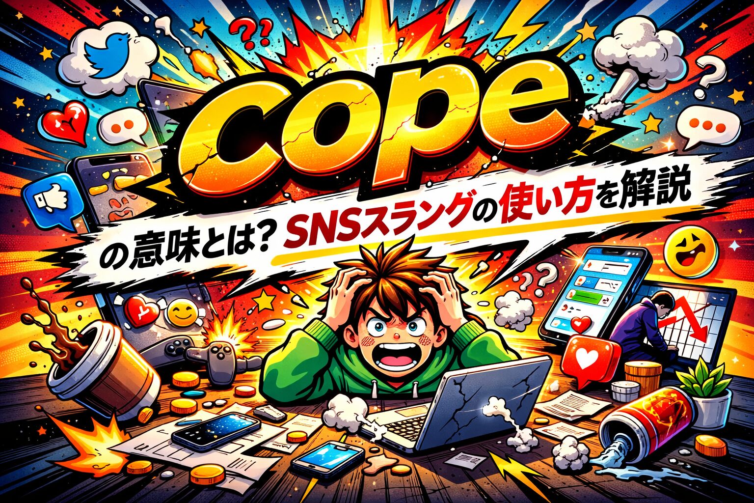 cope の意味とは？SNSスラングの使い方を解説