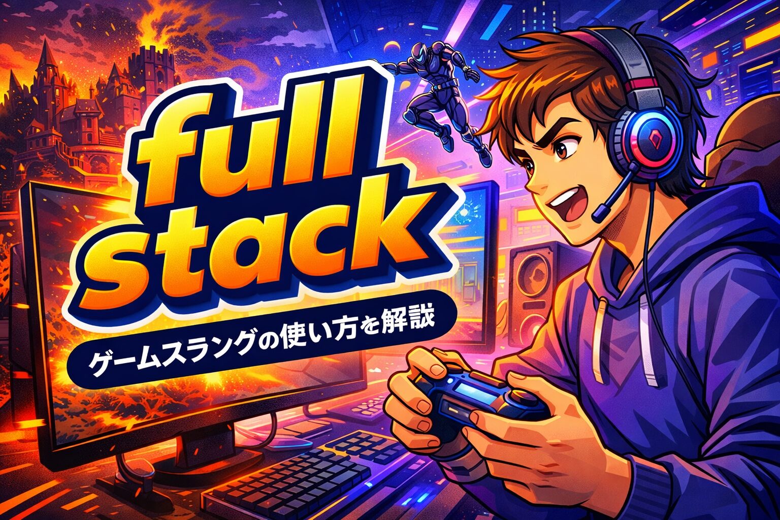 full stack の意味とは？ゲームスラングの使い方を解説