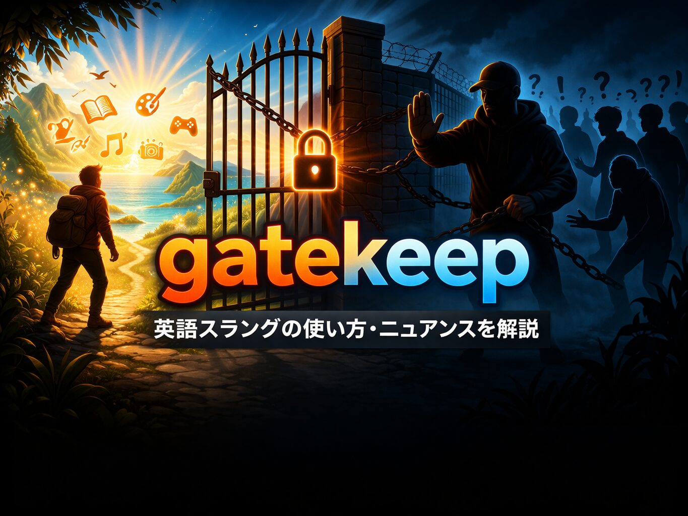 gatekeep の意味とは？英語スラングの使い方・ニュアンスを解説