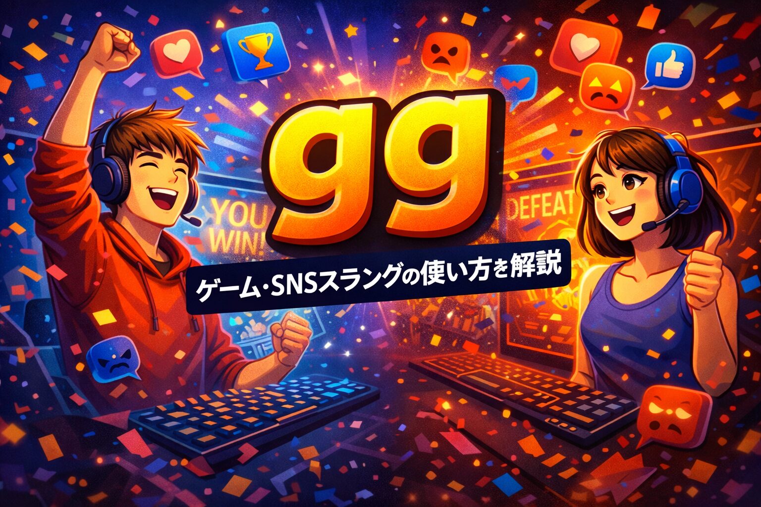 gg の意味とは？ゲーム・SNSスラングの使い方を解説