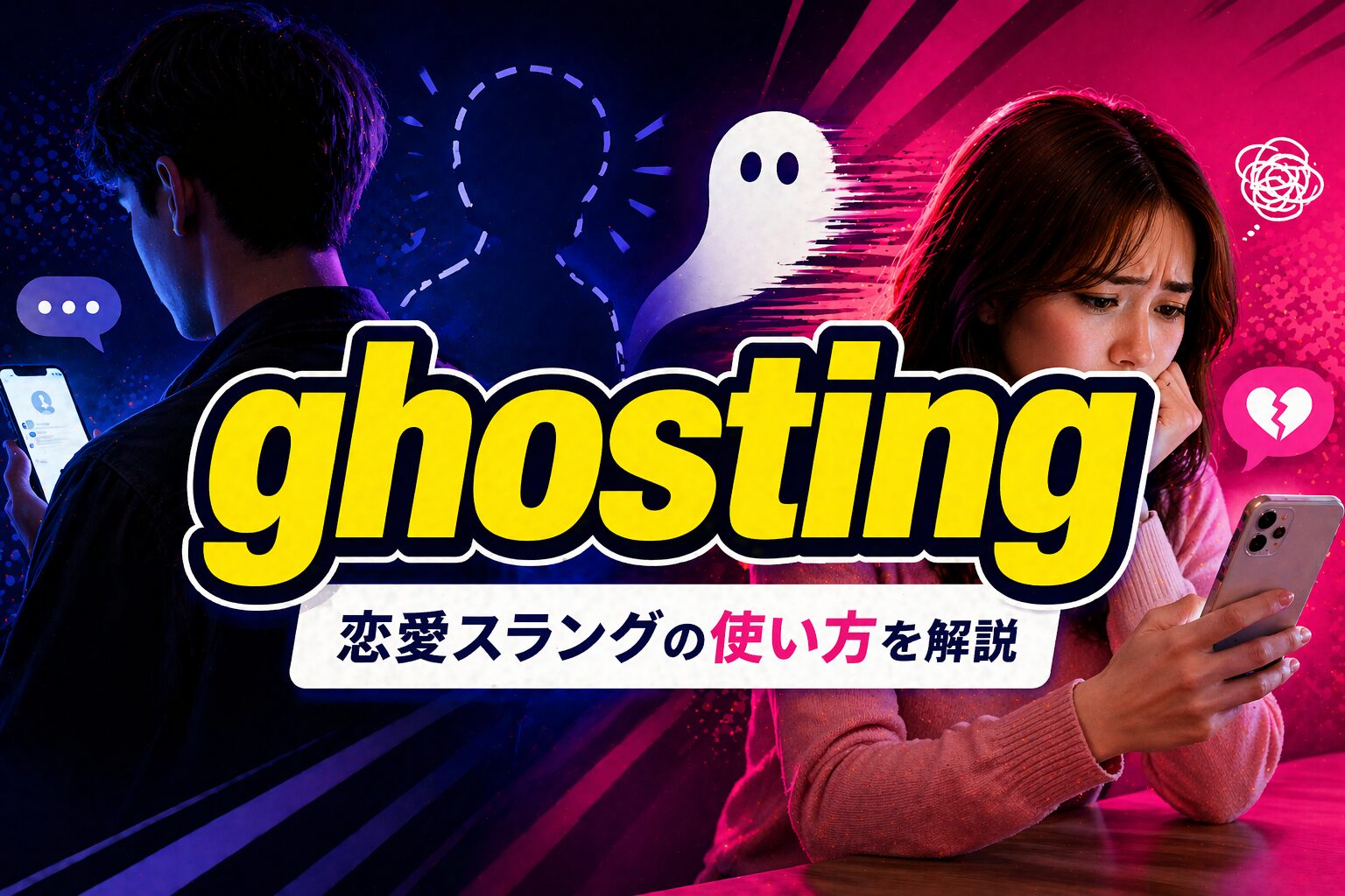 ghosting とは？「音信不通」を表す恋愛英語スラングの使い方を解説