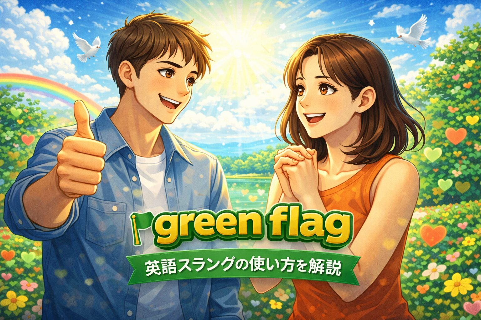 green flag の意味とは？英語スラングの意味・使い方を解説