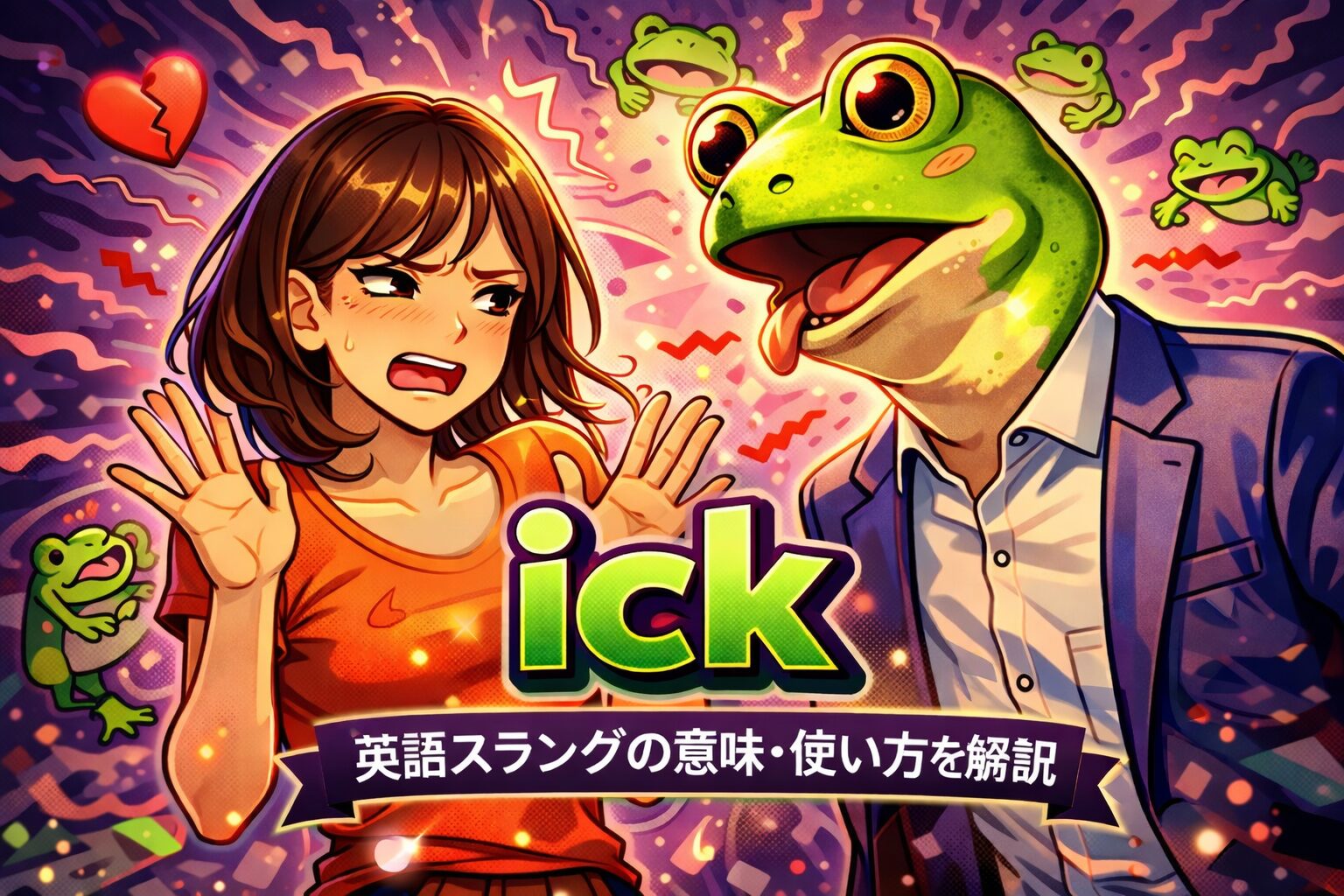 ick の意味とは？英語スラングの意味・使い方を解説