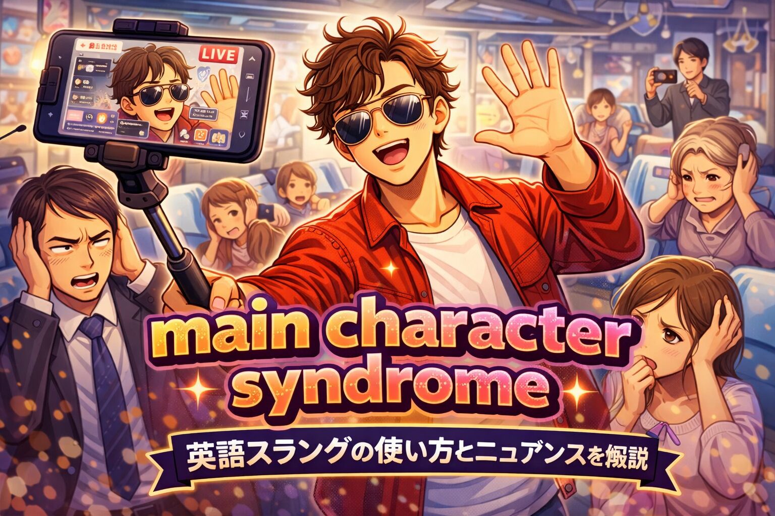 main character syndrome の意味とは？英語スラングの使い方・ニュアンスを解説