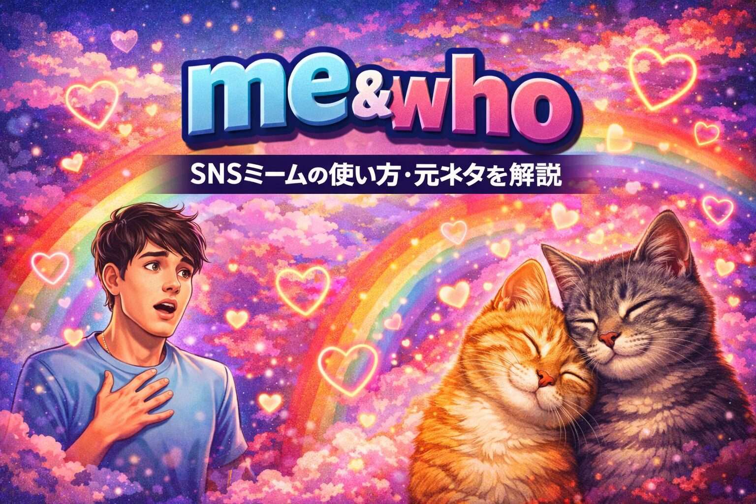 me & who の意味とは？SNSミームの使い方・元ネタを解説