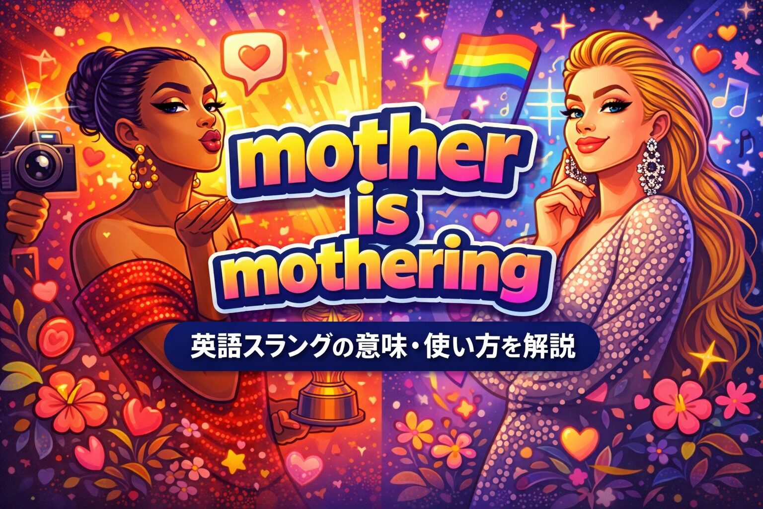 mother is mothering の意味とは？英語スラングの意味・使い方を解説