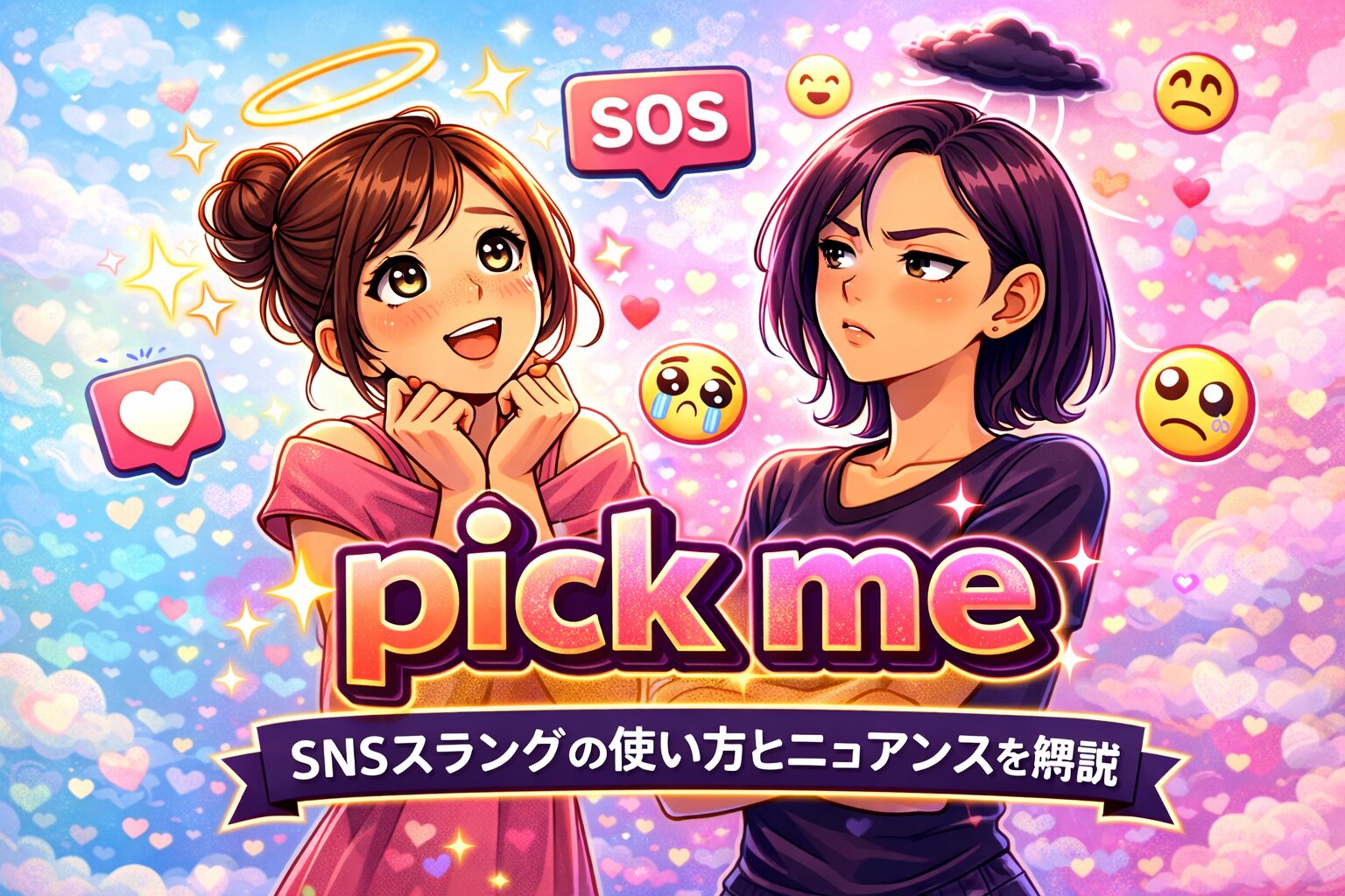 pick me の意味とは？SNSスラングの使い方とニュアンスを解説