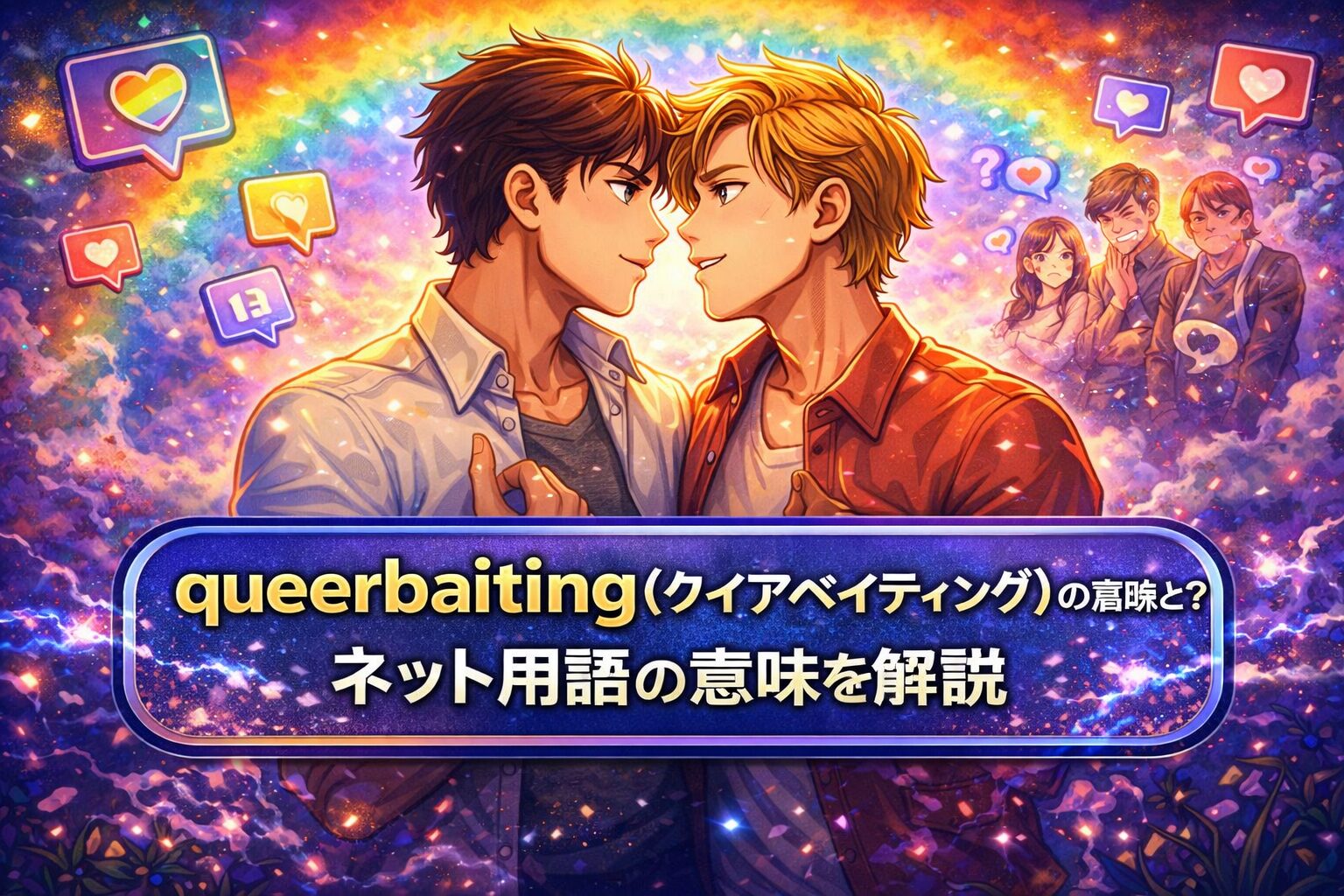 queerbaiting（クィアベイティング） の意味とは？ネット用語の意味を解説