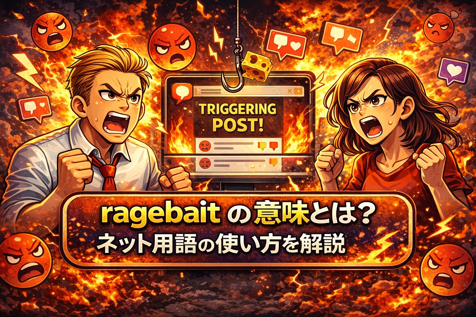 ragebait の意味とは？ネット用語の使い方を解説