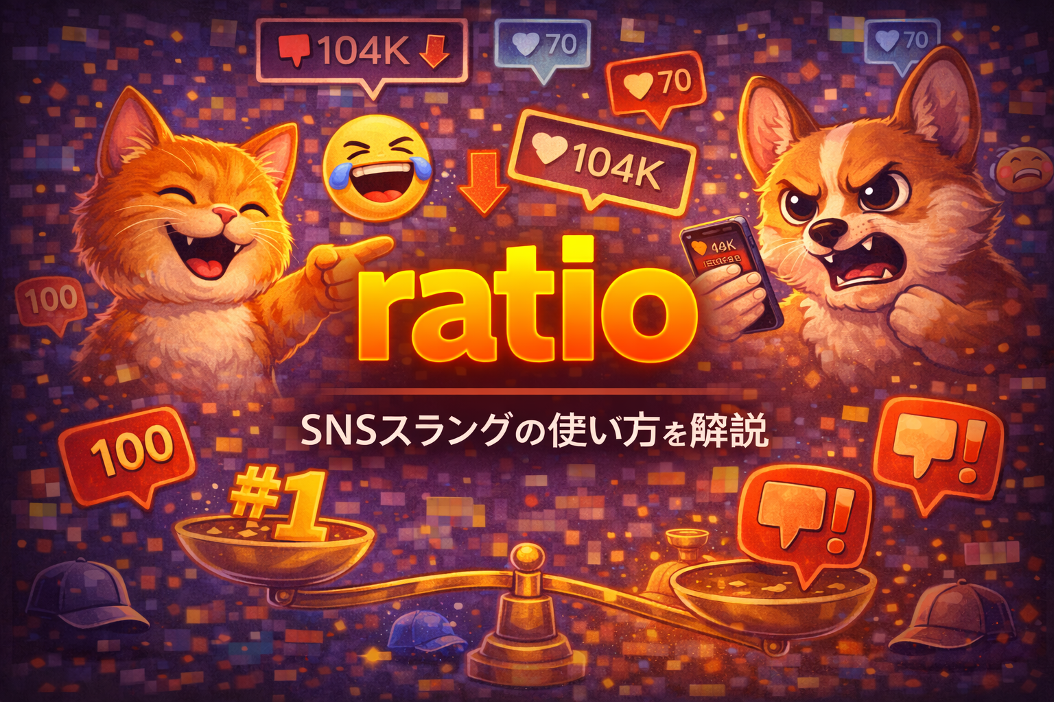 ratio の意味とは？SNSスラングの使い方を解説