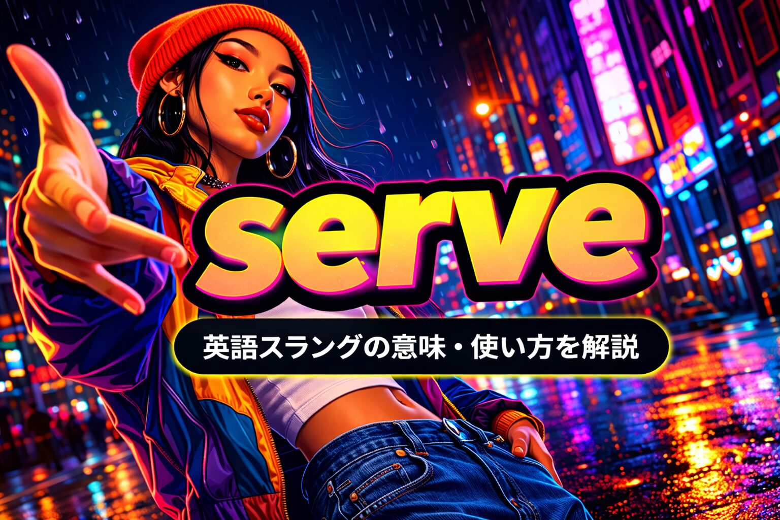serve の意味とは？英語スラングの意味・使い方を解説