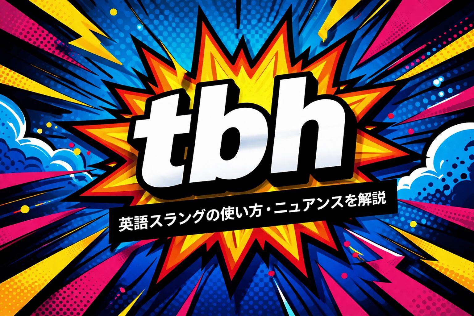 tbh の意味とは？英語スラングの使い方・ニュアンスを解説