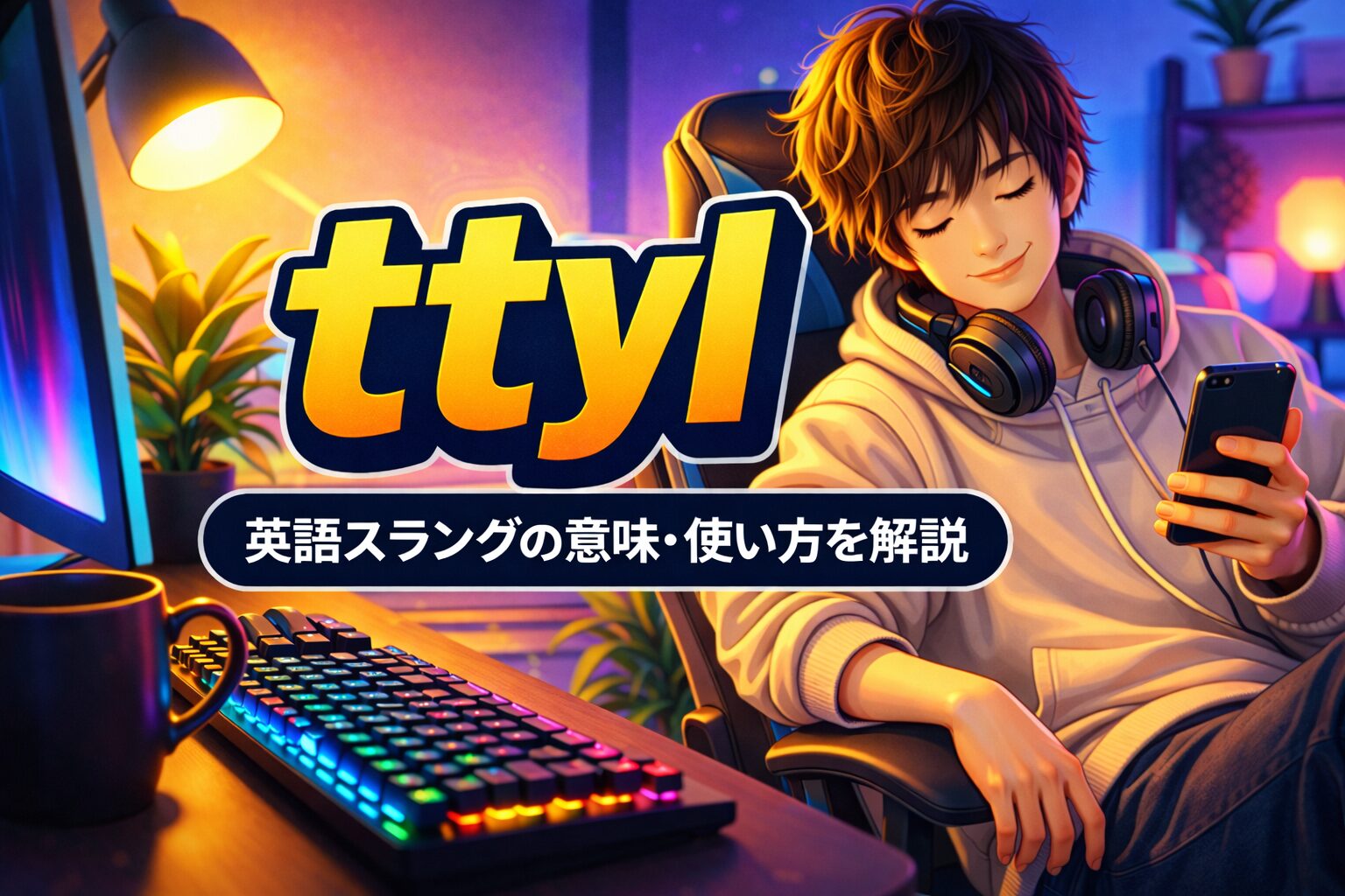 ttyl の意味とは？英語スラングの意味・使い方を解説