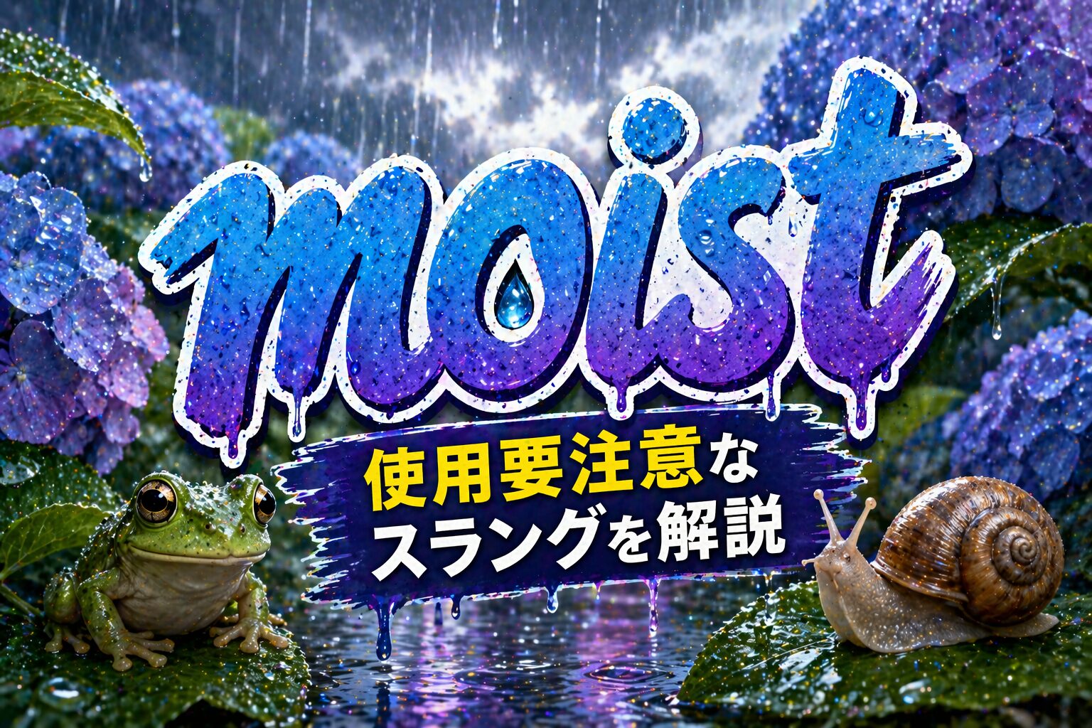 moist とは？【使用要注意】性的な意味もある英語スラングを解説