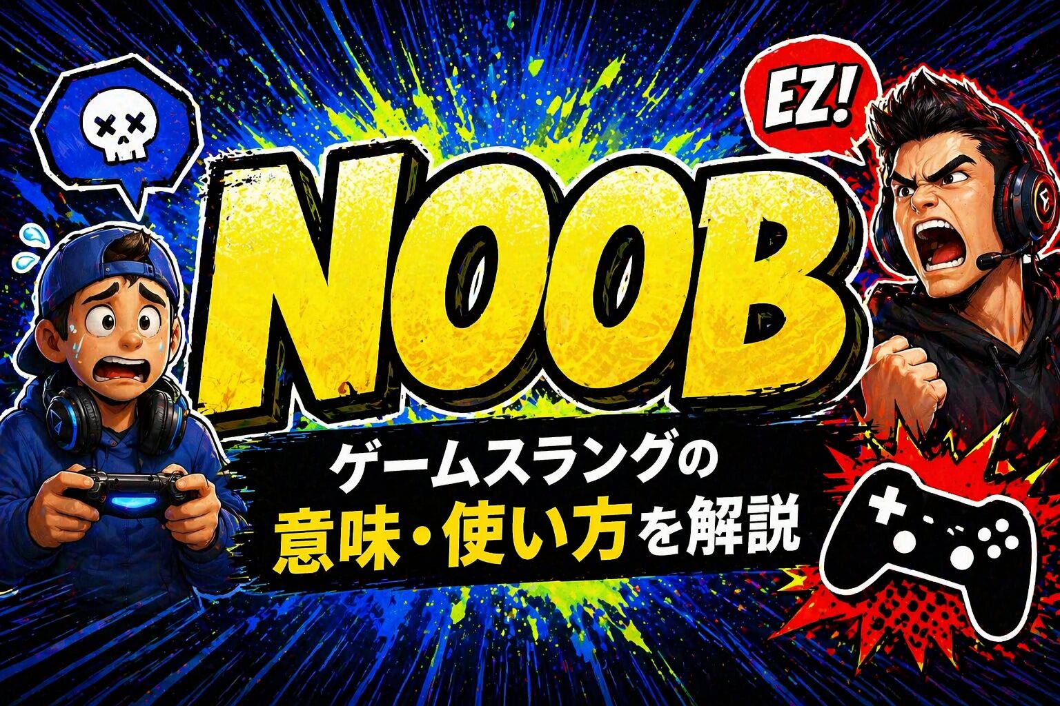 noob とは？「へたくそ・初心者」を表す英語スラングの使い方・元ネタを解説
