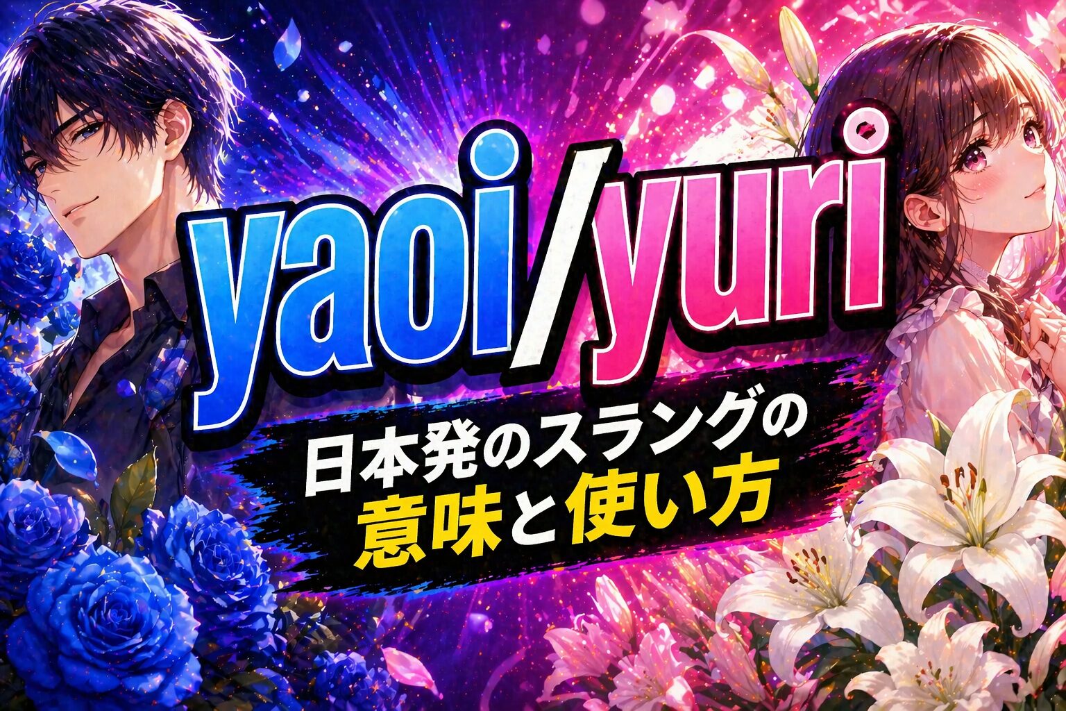 yaoi/yuriとは？日本発の「BL/百合」海外スラングの意味と使い方