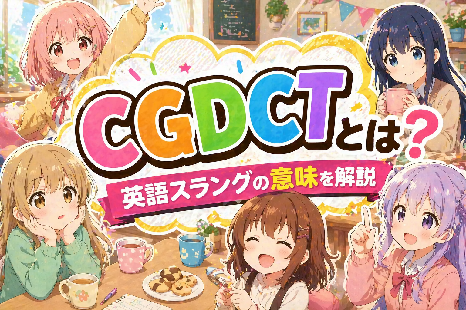 CGDCTとは？「萌えアニメ」を表す英語スラングの意味を解説