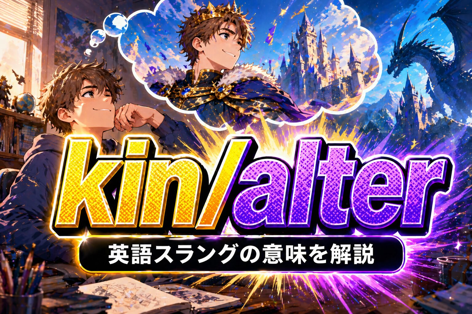 kin/alterとは？「自分をキャラだと思い込む」英語スラングの意味と症状を解説