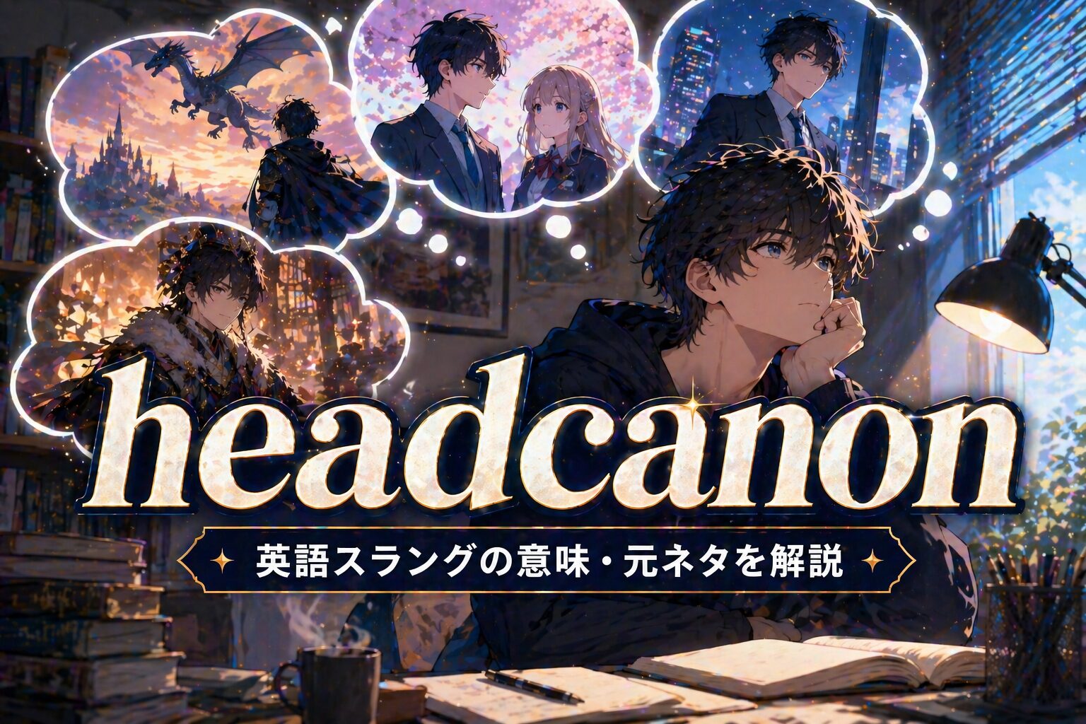 headcanon とは？「脳内設定」を表す英語スラングの意味・使い方・元ネタを解説
