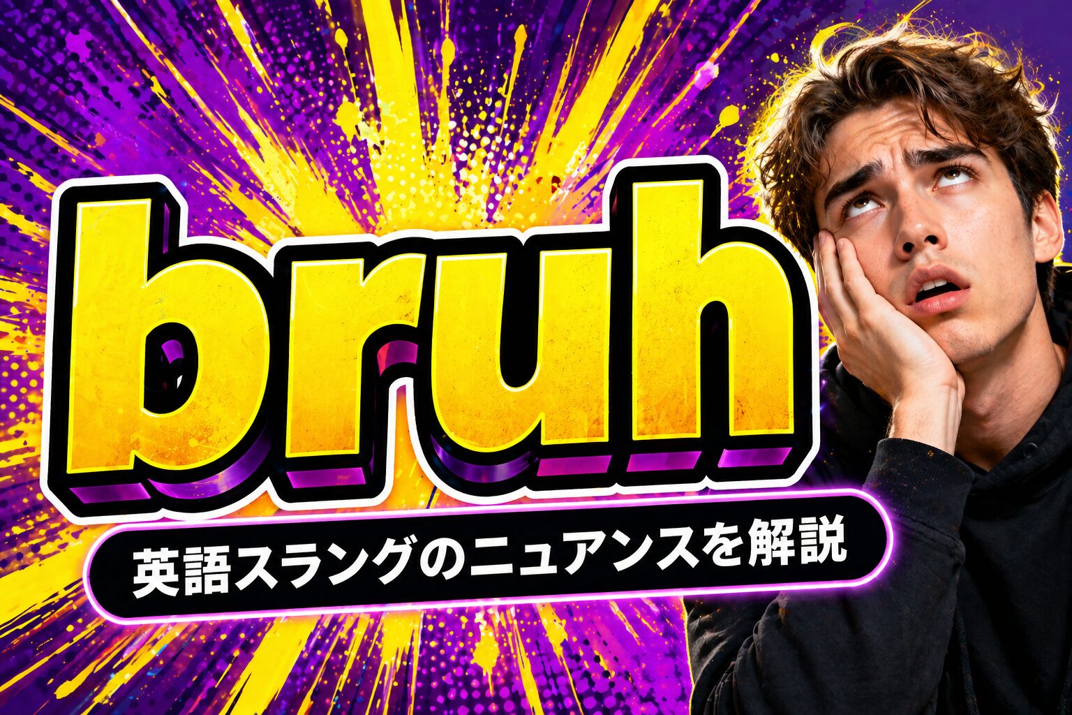 bruh とは？「呆れや共感」を表す万能英語スラングの使い方・元ネタを解説