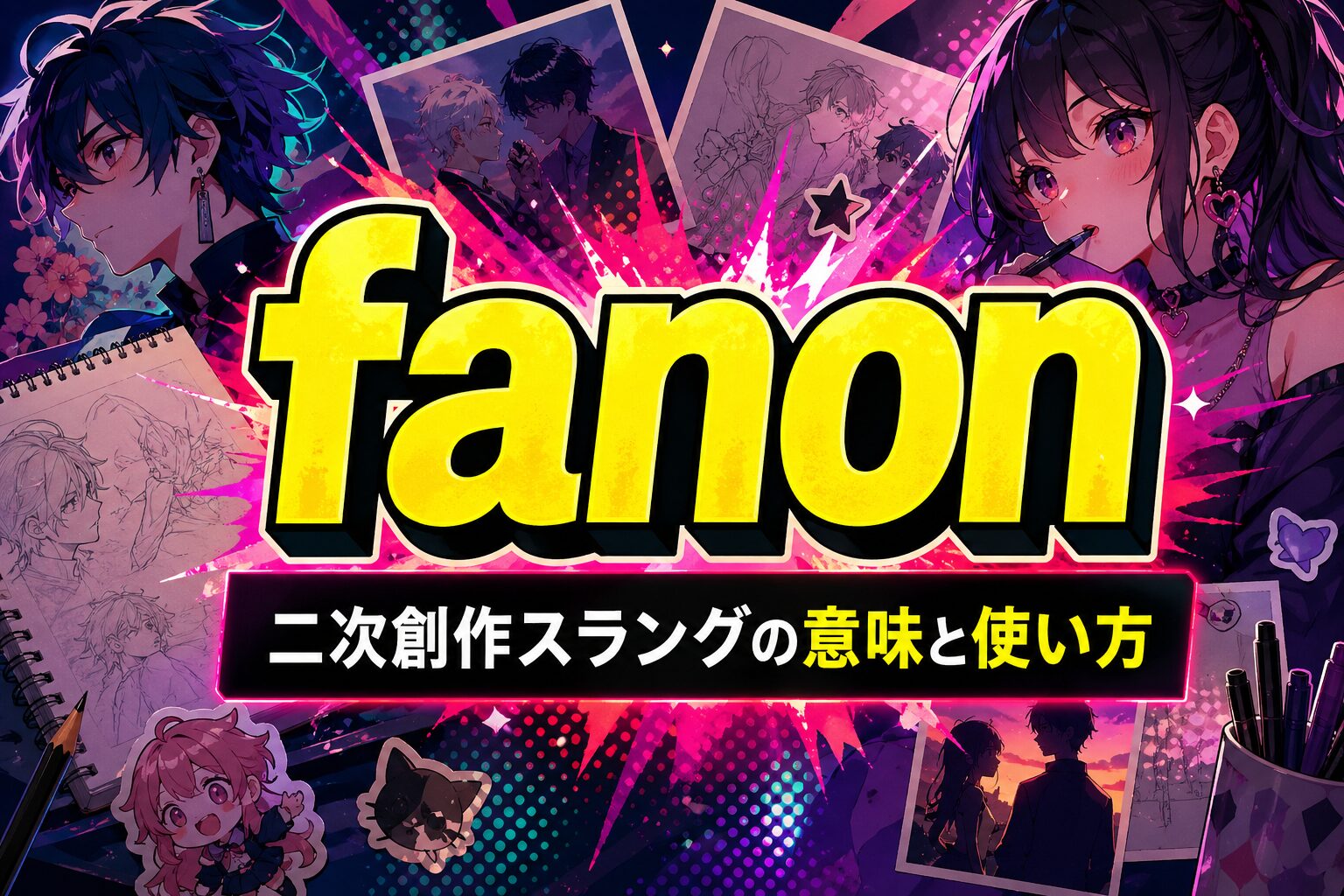 fanon とは？「非公式な共通認識」を表す二次創作スラングの意味と使い方