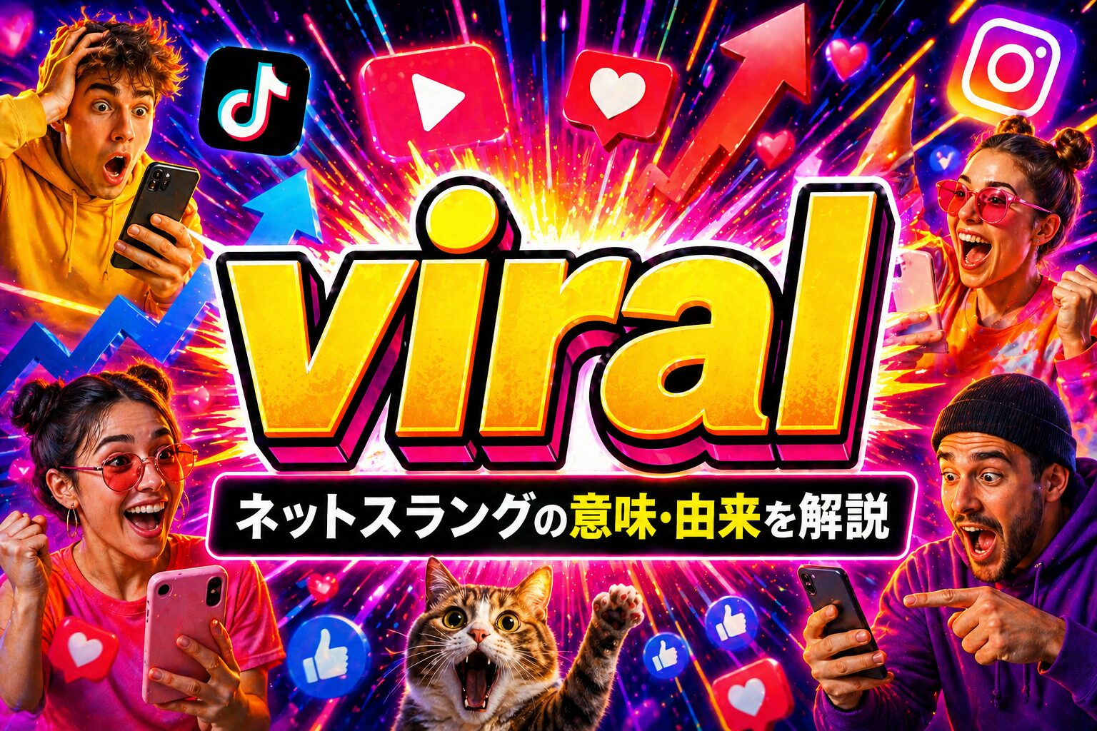 viral とは？「バズる」を表すスラングの意味・使い方・由来を解説