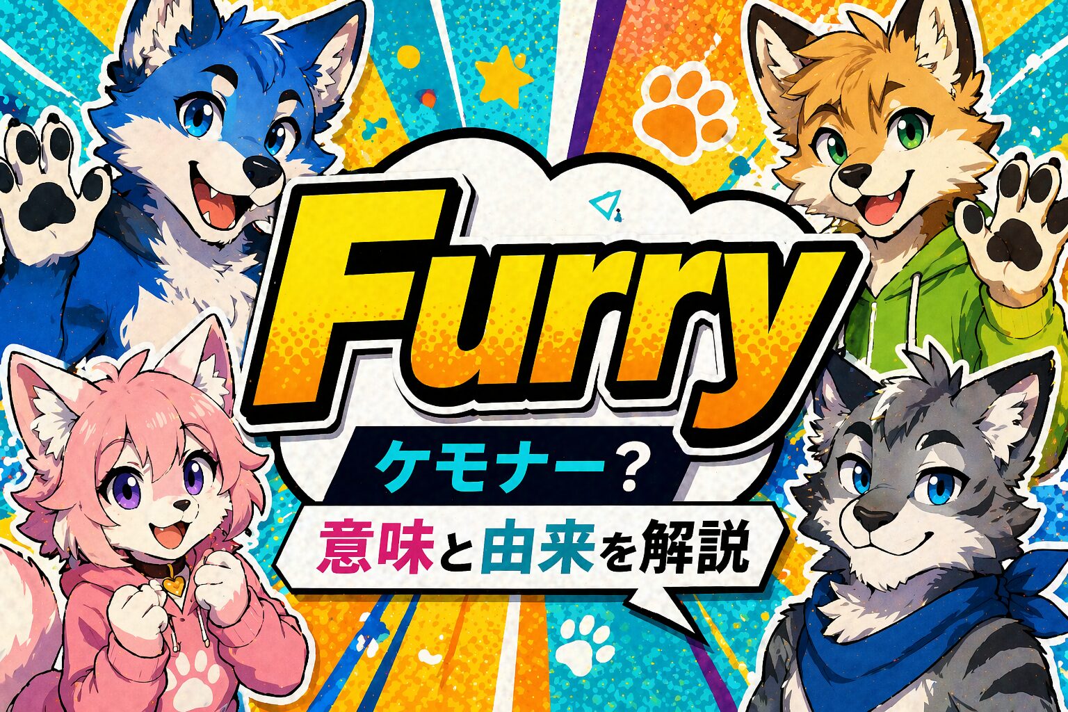Furry とは？ケモナー？擬人化動物キャラを愛する巨大サブカルチャーの意味・由来・使い方を解説
