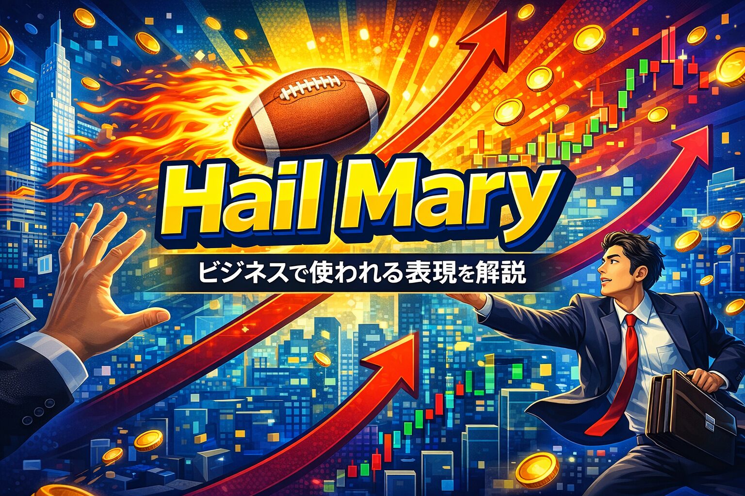 Hail Mary の意味とは？スポーツとビジネスで使われる一か八かの表現を解説