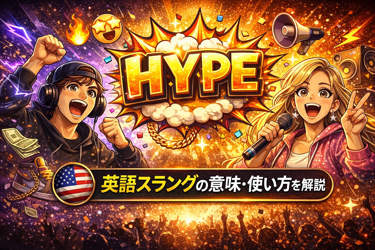 hype の意味とは？英語スラングの意味・使い方を解説