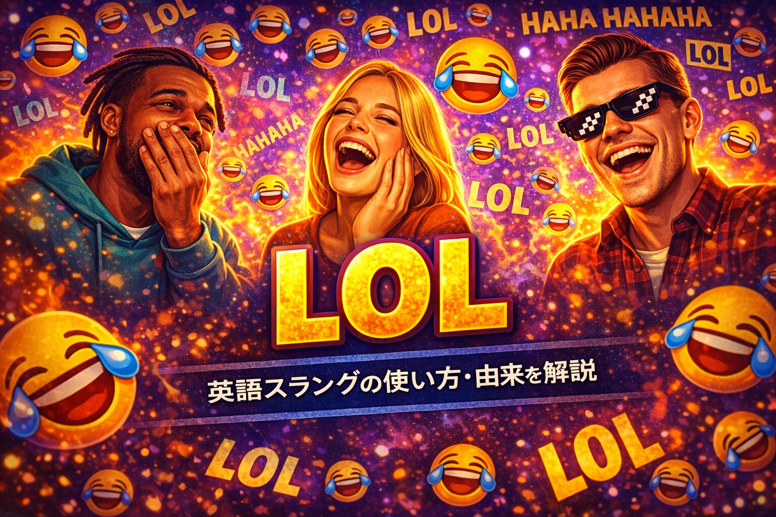 LOL の意味とは？英語スラングの使い方・由来を解説
