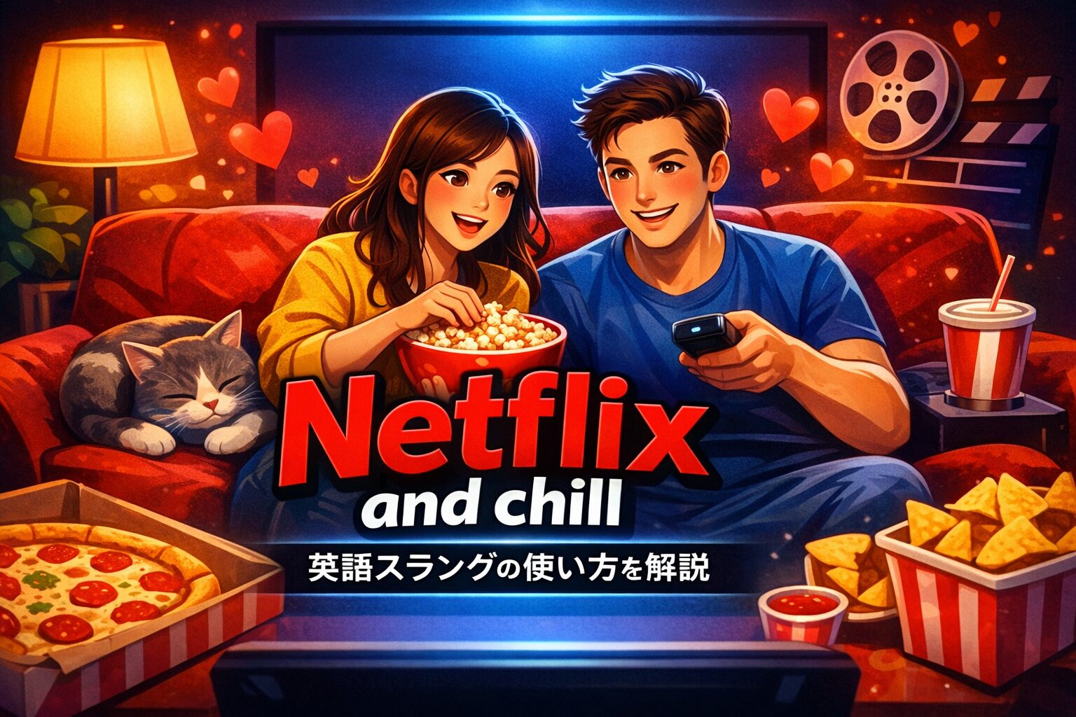 Netflix and chill の意味とは？英語スラングの意味・使い方を解説