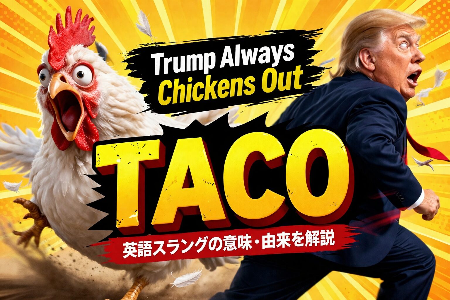 TACOの意味とは？英語スラングの意味・由来を解説