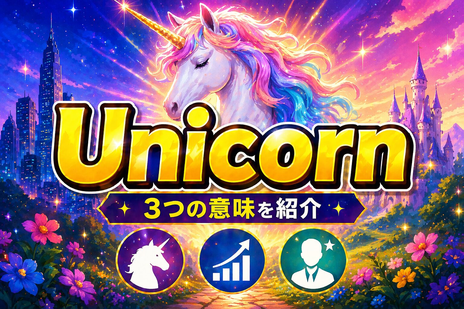 Unicorn とは？「処女厨」以外の意味もあるスラングの恋愛やビジネスでの使い方を解説