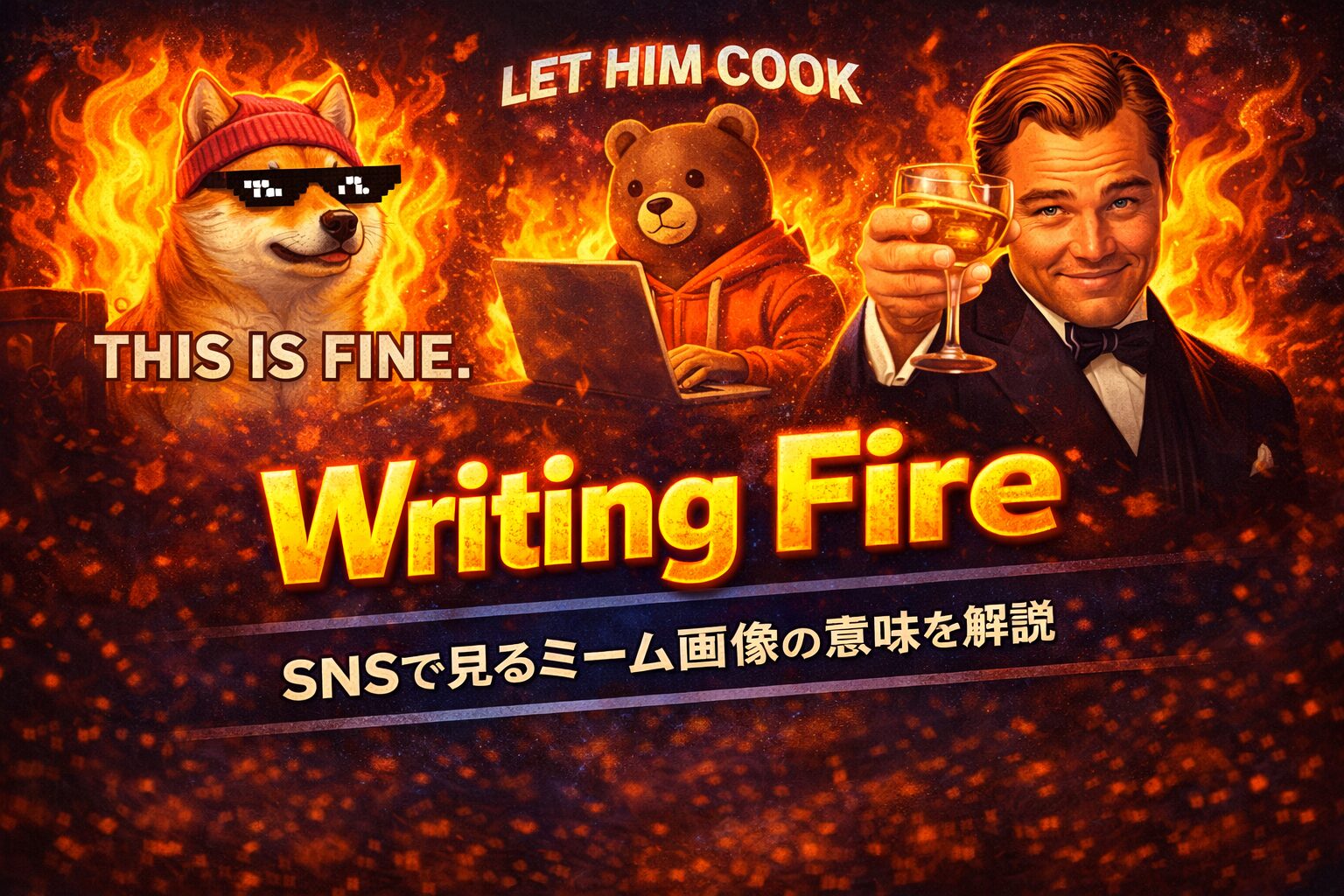 Writing Fire meme とは？SNSで見るミーム画像の意味を解説