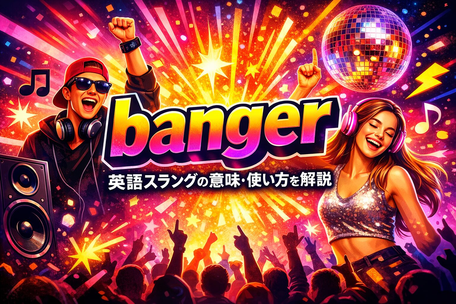 banger の意味とは？英語スラングの意味・使い方を解説