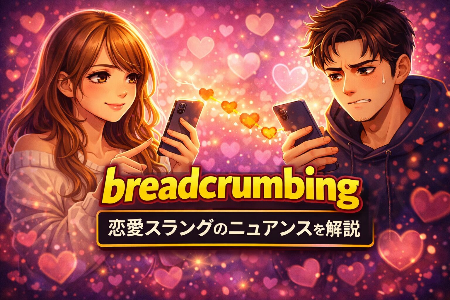 breadcrumbing の意味とは？恋愛スラングの使い方・ニュアンスを解説