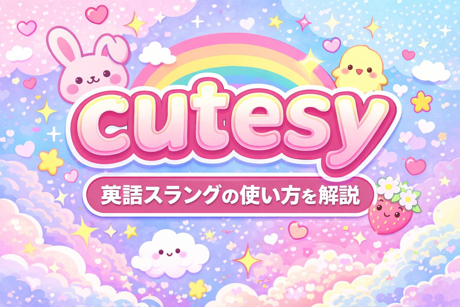 cutesy の意味とは？英語スラングの使い方・ニュアンスを解説